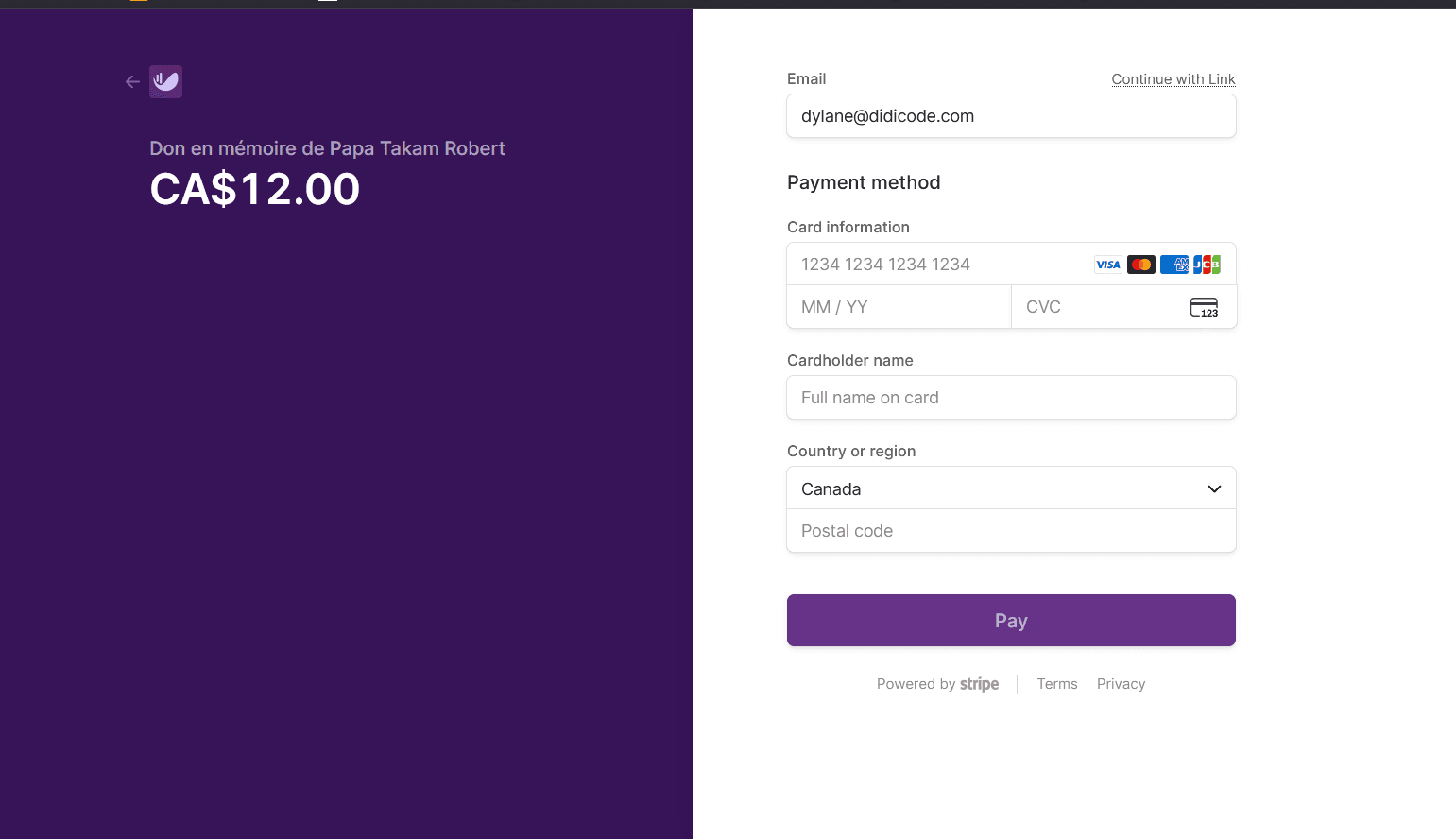 Hommage — Donation Platform image 3