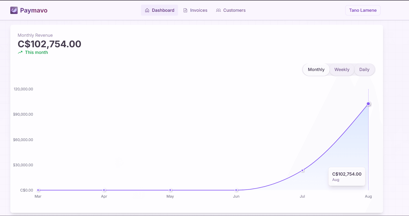 Paymavo — SaaS Invoicing Platform image 3